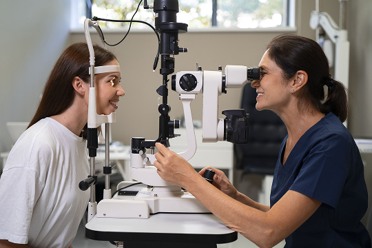 Analyse des yeux avant la chirurgie réfractive
