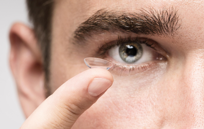 Illustration pour Lentilles - Contactologie